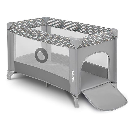 Travel cot LIONELO Adriaa - gray