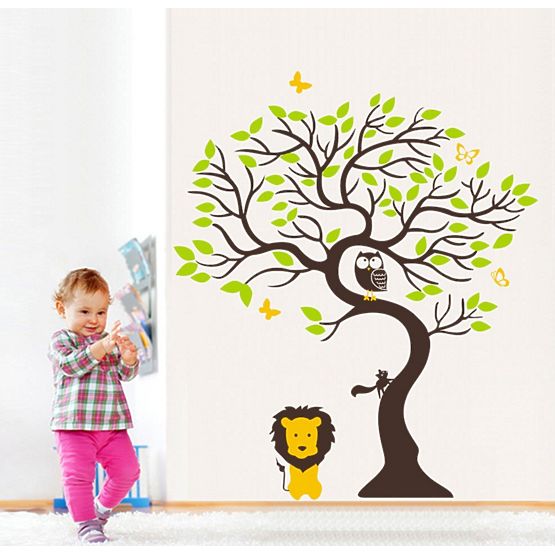 Tree and Lion Wall Decoration