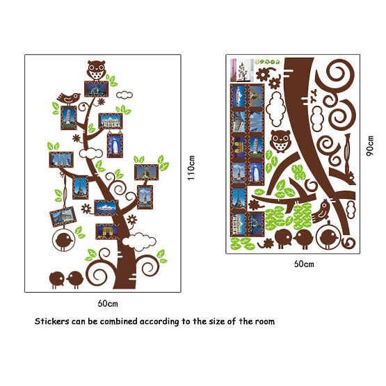 Tree with frames to photos a pictures