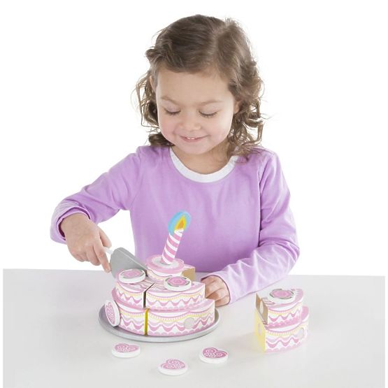 Two tier birthday cake