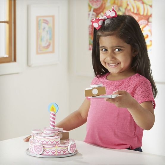 Two tier birthday cake