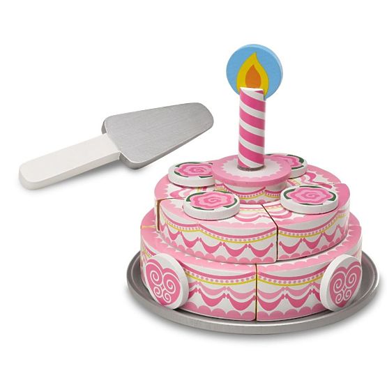 Two tier birthday cake