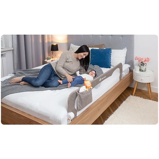 Universal bed rail - gray