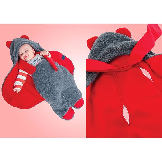 Universal wrap / sleeping bag to stroller a motorcycle seats - beige / cream