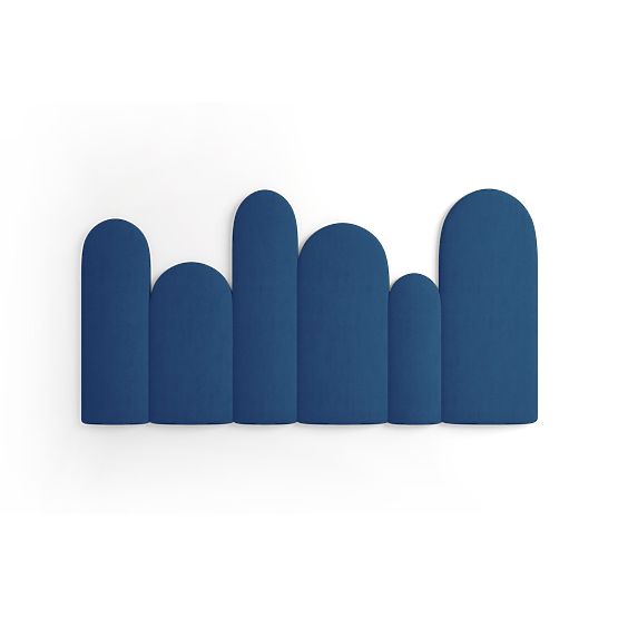 Upholstered Panels Trinity Fence – Dark Blue