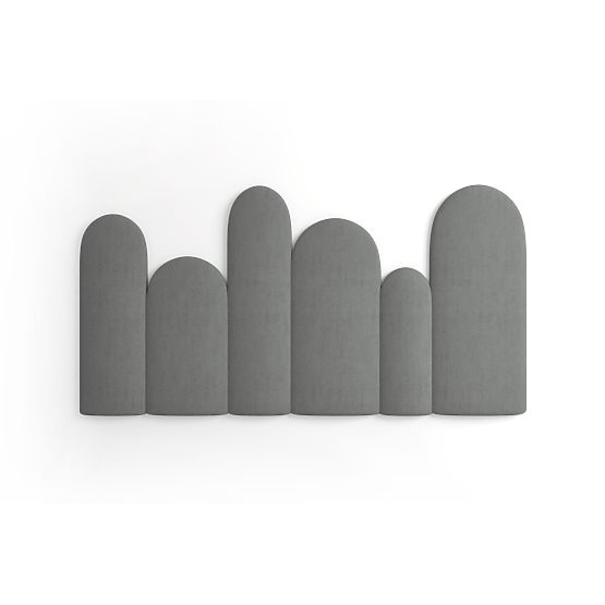Upholstered Panels Trinity Fence – Dark Gray