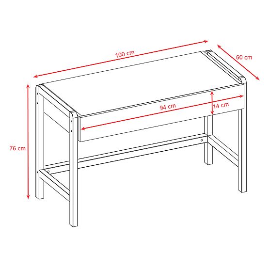 Writing Desk Viktor - White