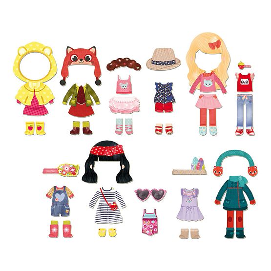Vilac Chloe Magnetic Dress Up Puzzle