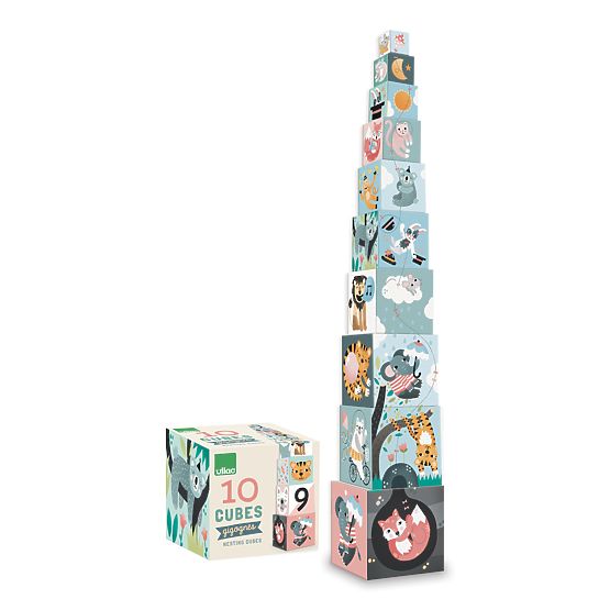 Vilac Stacking Tower of Blocks by Michelle Carlslund