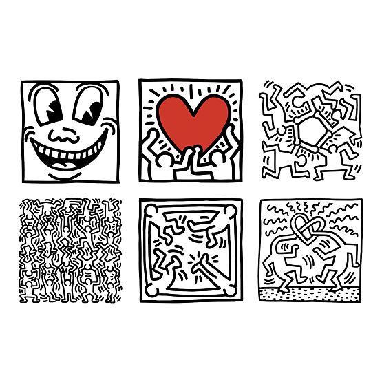 Vilac Picture Blocks Keith Haring