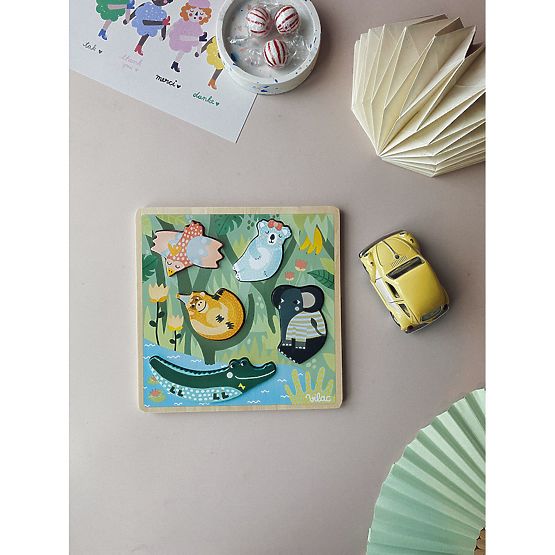 Vilac Sensory insertion puzzle Jungle