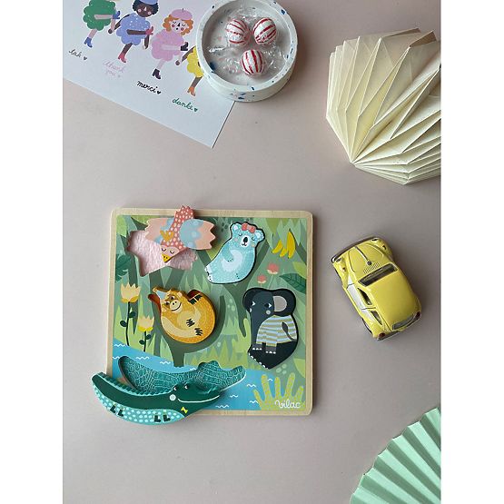 Vilac Sensory insertion puzzle Jungle
