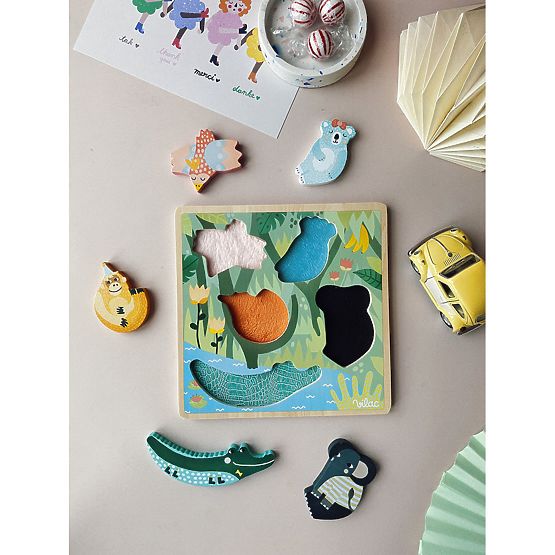 Vilac Sensory insertion puzzle Jungle