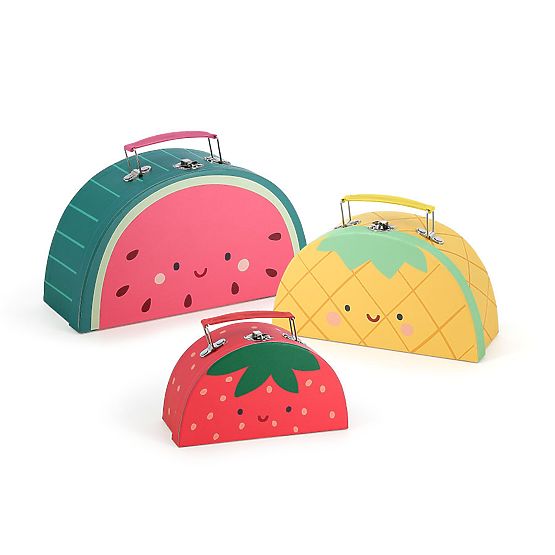 Vilac Set of 3 Suitcases Delicious Fruit Sarah Betz