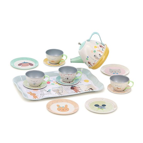 Vilac Tea Set with Sound 14 Pieces