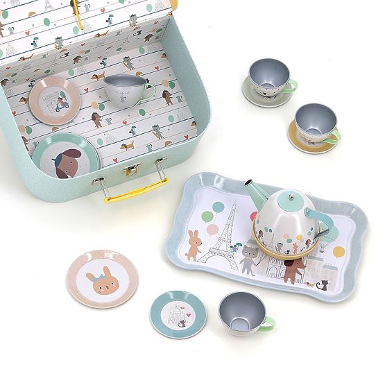 Vilac Tea Set with Sound 14 Pieces