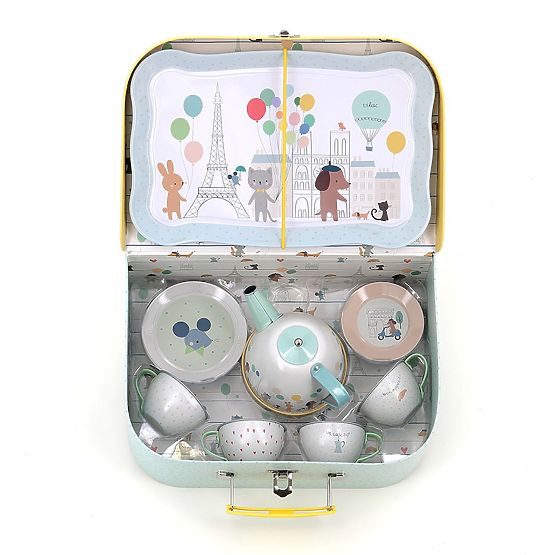 Vilac Tea Set with Sound 14 Pieces