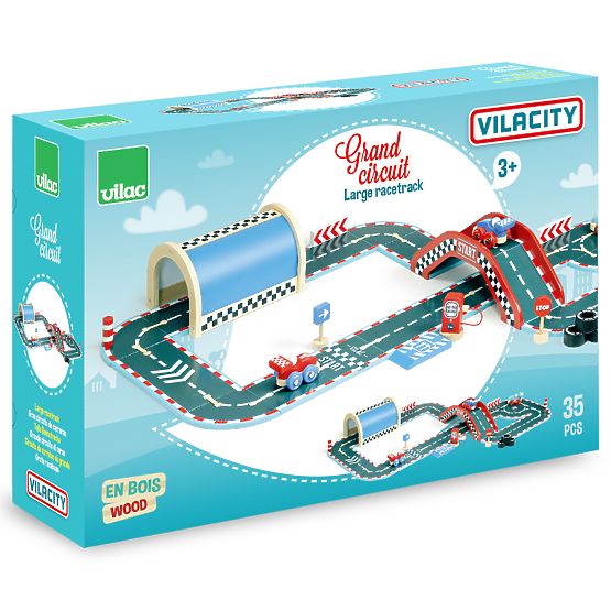 Vilac Vilacity Large Wooden Motorway