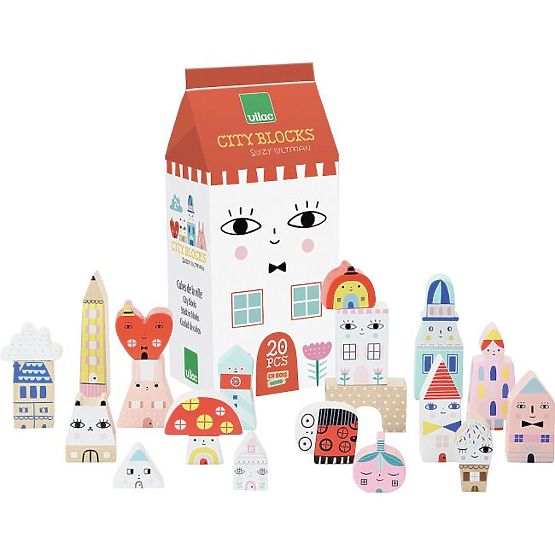 Vilac Wooden Blocks City House