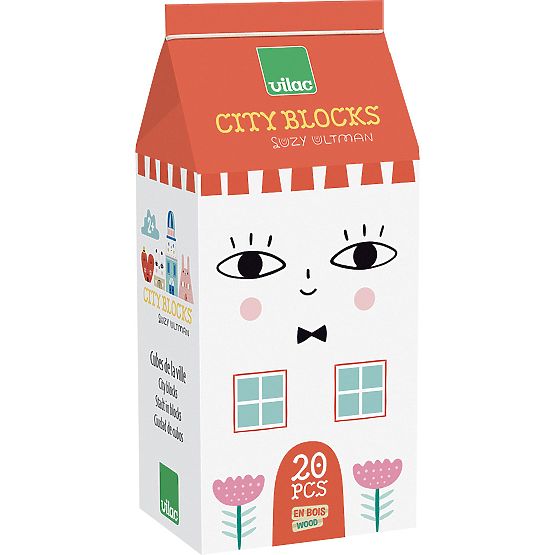 Vilac Wooden Blocks City House