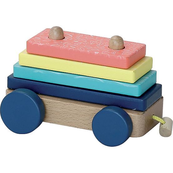 Vilac Wooden Colorful Train Canopée