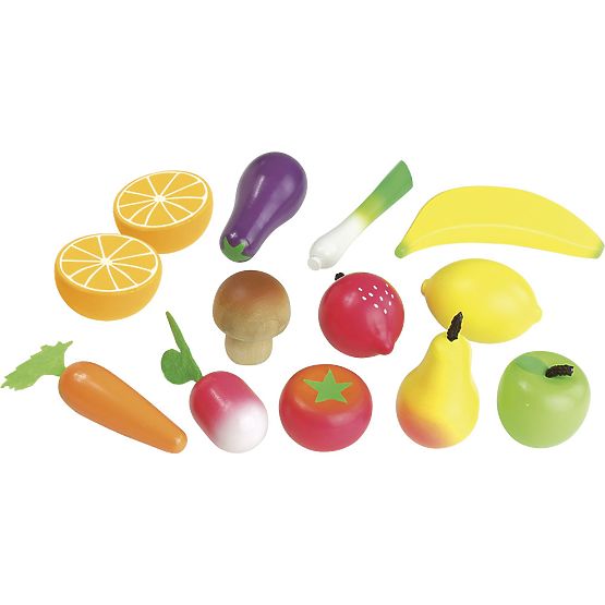 Vilac Wooden fruit and vegetable set