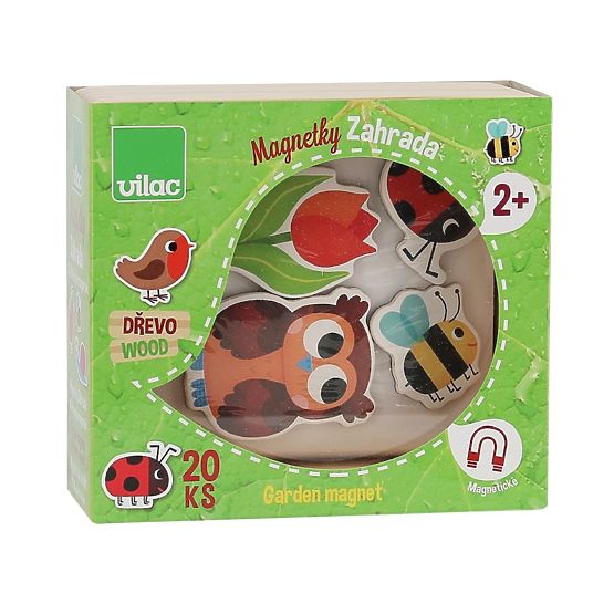Vilac Wooden magnets garden 20 pcs