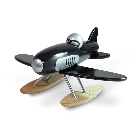 Vilac Wooden Seaplane Black