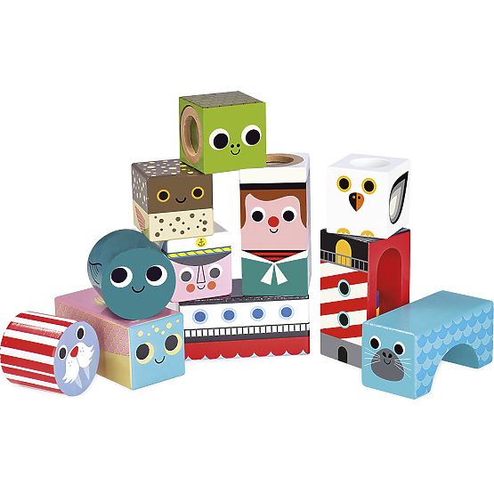 Vilac Wooden Sound Blocks Sea