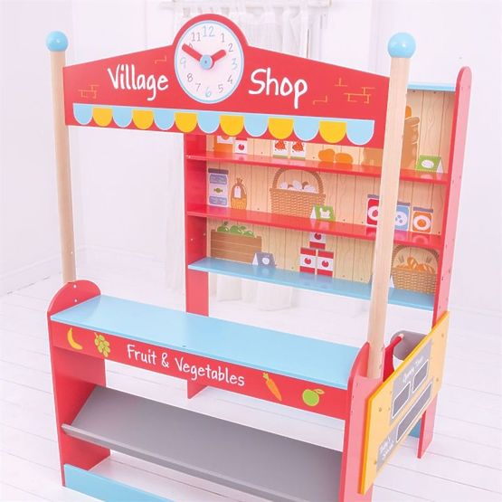 Village shop - a huge wooden stall
