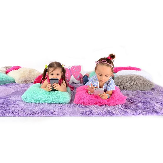 VIOLET Children's Plush Rug