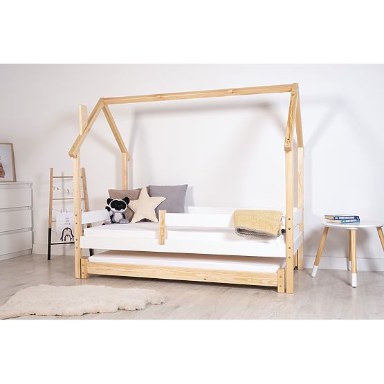 Pull-Out Trundle Bed Vario with Foam Mattress - Natural
