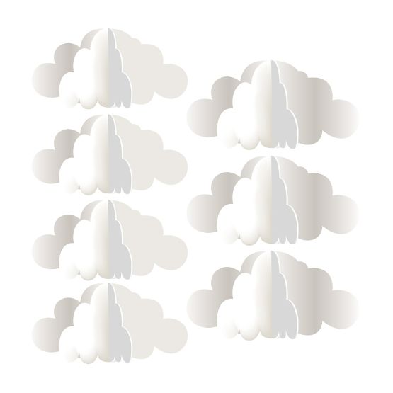 Wall decoration DEKORNIK - clouds 3D