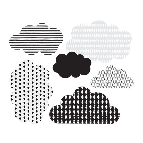 Wall decoration DEKORNIK - Clouds Scandinavian