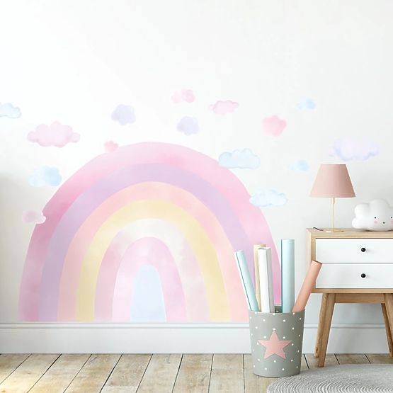 Wall Sticker - Pink Rainbow Sticker