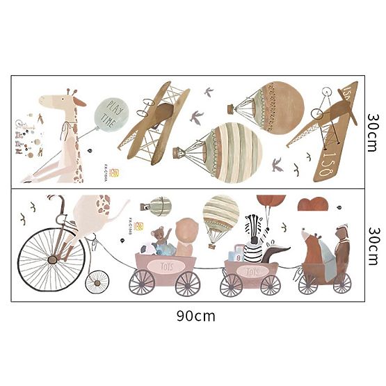 Wall stickers - Balloons and clouds