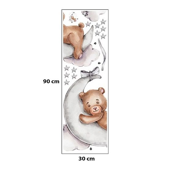 Wall Stickers - Bear on the Moon