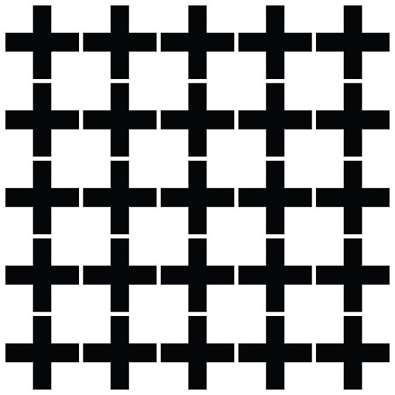 Wall Stickers - Black Crosses 25pcs