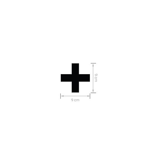 Wall Stickers - Black Crosses 25pcs