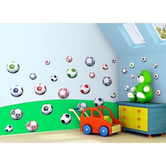Wall stickers - Footballs 
