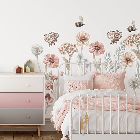 Wall Stickers - Meadow Flowers