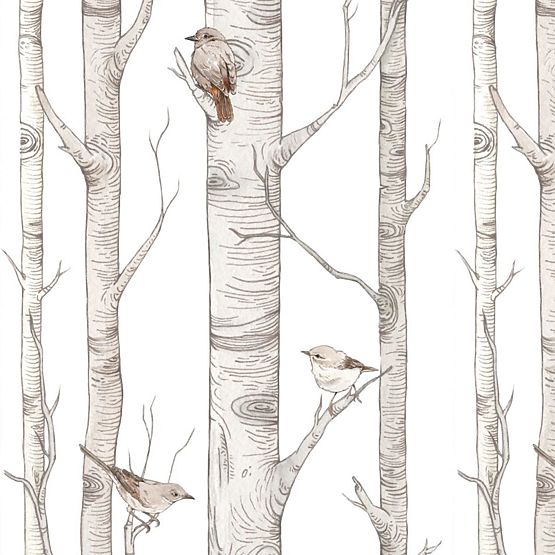 Wallpaper DEKORNIK Scandinavian Birch Forrest