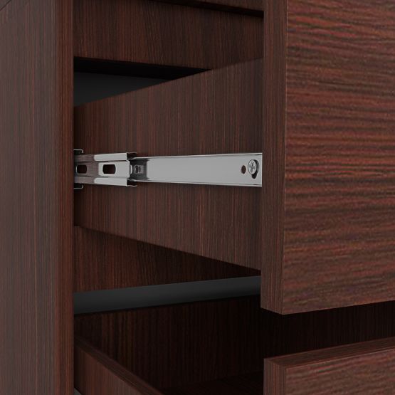 WARDROBE S 90 cm 2 DOORS 2 DRAWERS PK WENGE