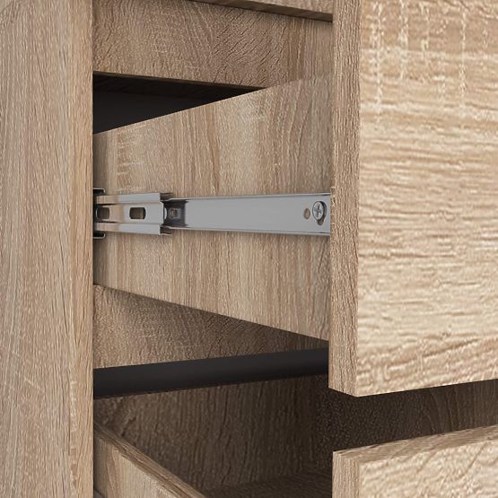 WARDROBE S90 2D 2SZ 2 MIRROR CLP PK SONOMA