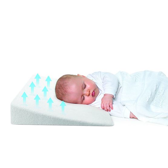 Wedge under baby's head