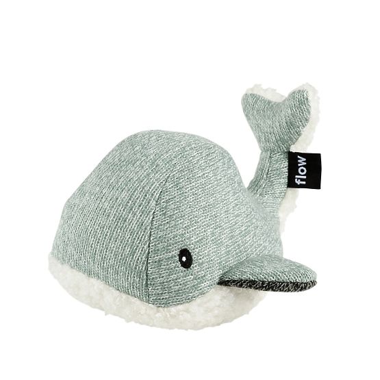 Whale with heartbeat FLOW - green