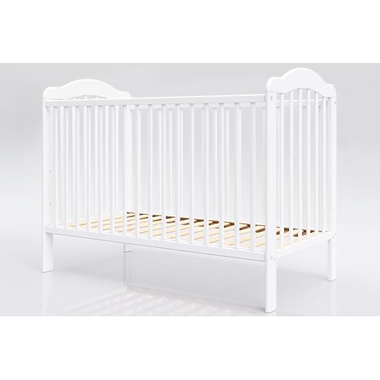 Alek Baby Crib with Removable Bars - White