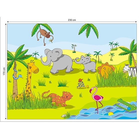 Window stickers - Safari pattern 2 - 0,3 m2