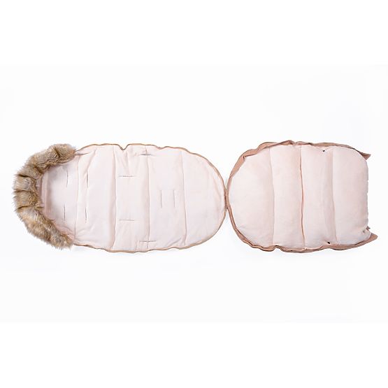 Winter stroller bag Mouse - beige