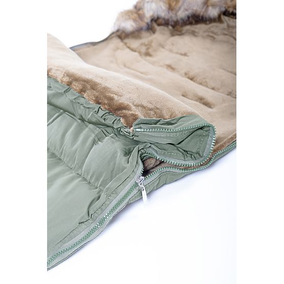 Winter stroller bag Mouse - khaki